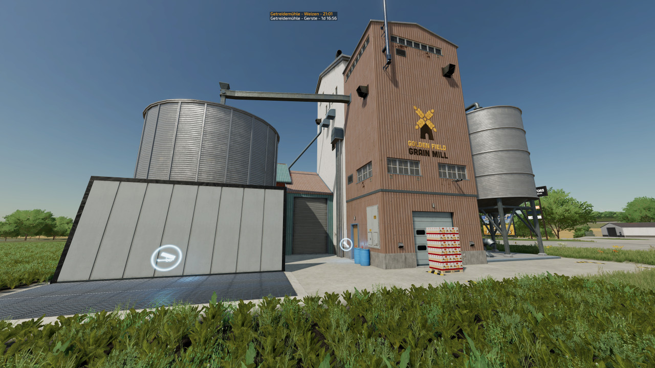 AK Grainmill with new pallets v1.0 FS22